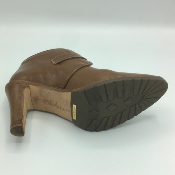 Cole Haan & Nike Air Cognac Heel Ankle Booties 8B - Picture 6 of 8